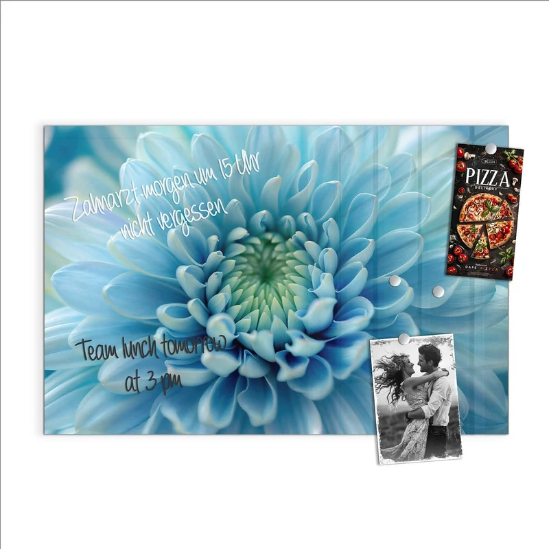 Magnettafel - Helle Chrysantheme