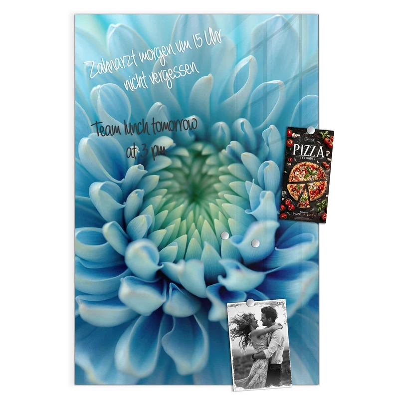Magnettafel - Helle Chrysantheme