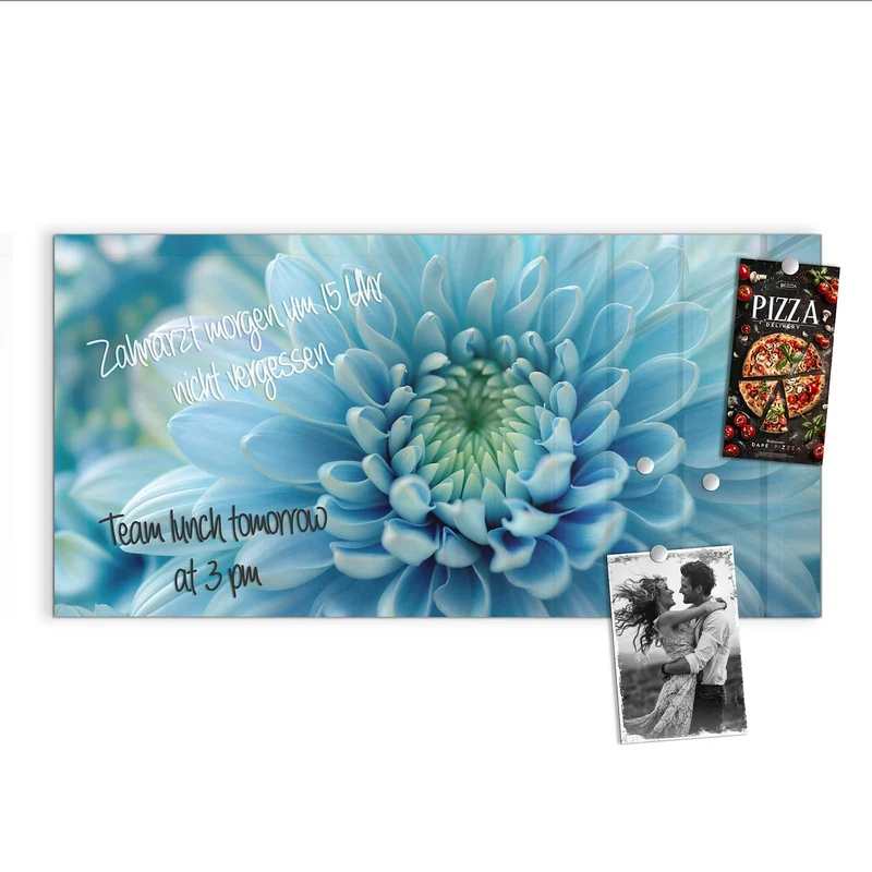 Magnettafel - Helle Chrysantheme