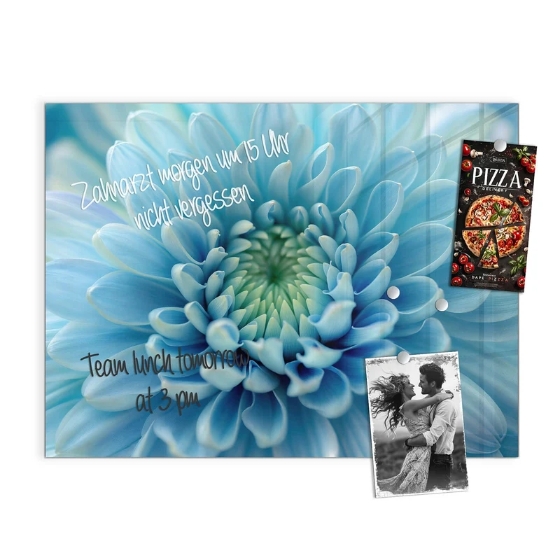 Magnettafel - Helle Chrysantheme