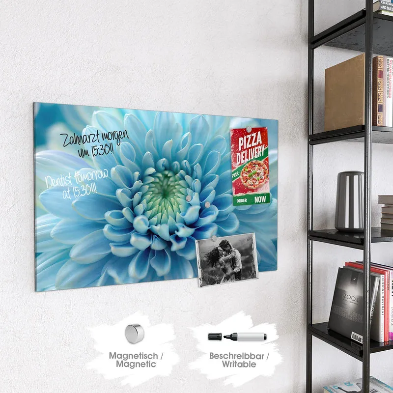 Magnettafel - Helle Chrysantheme