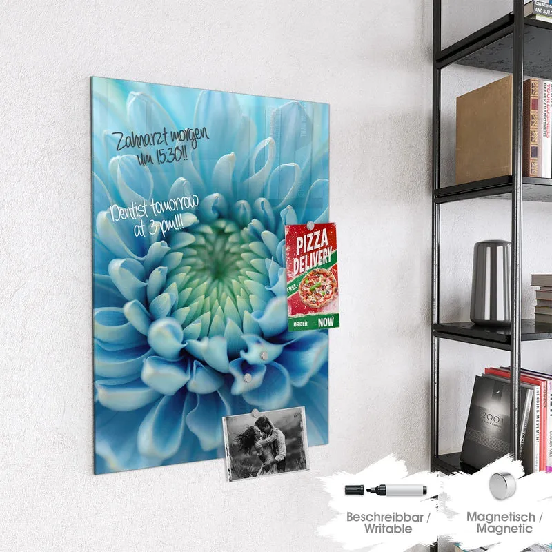 Magnettafel - Helle Chrysantheme