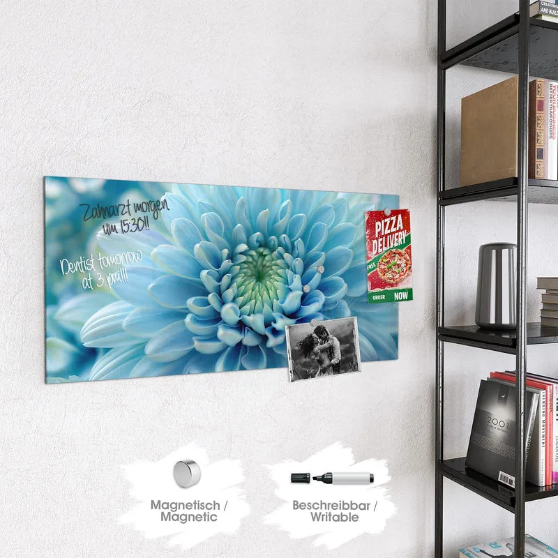 Magnettafel - Helle Chrysantheme