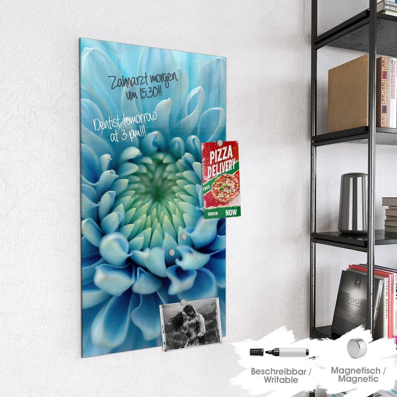 Magnettafel - Helle Chrysantheme