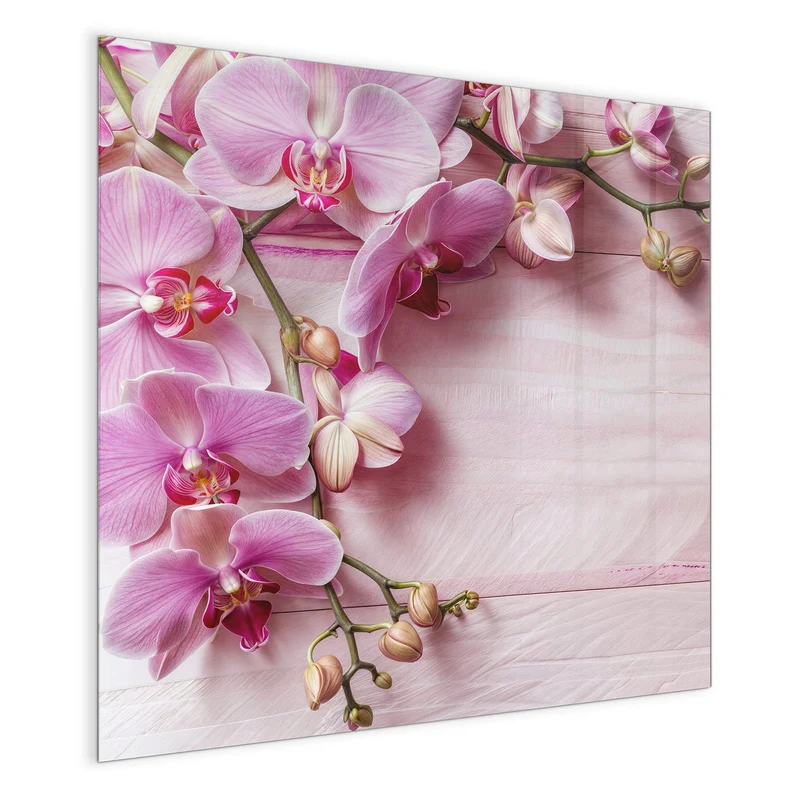 Magnettafel - Rosa Orchideenzweig