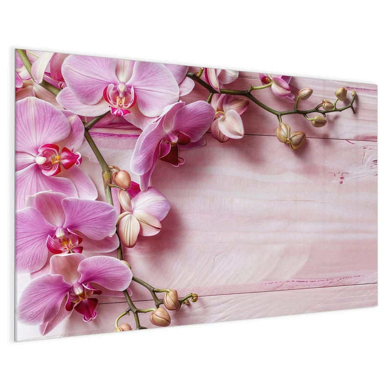 Magnettafel - Rosa Orchideenzweig