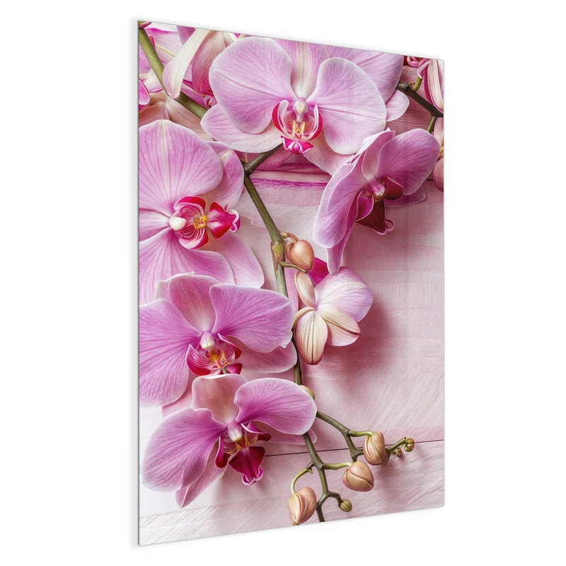 Magnettafel - Rosa Orchideenzweig