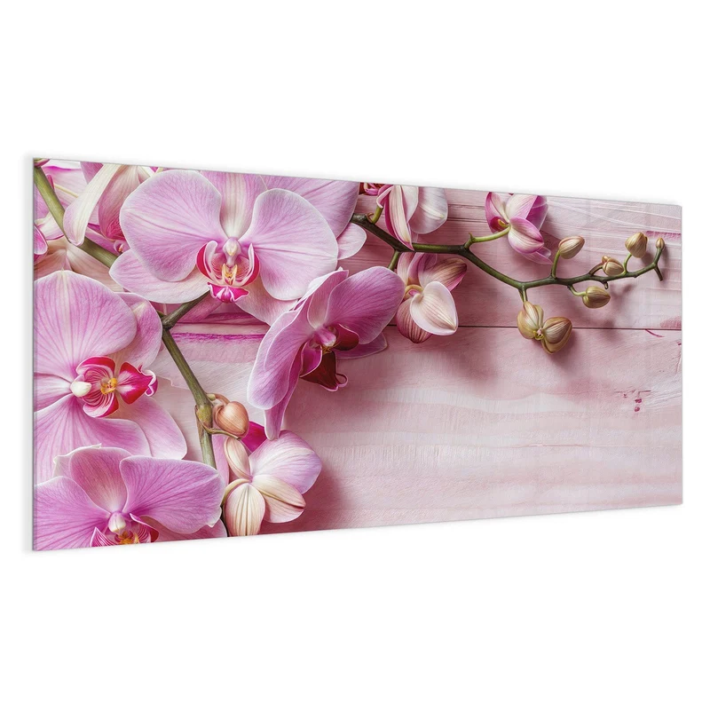 Magnettafel - Rosa Orchideenzweig