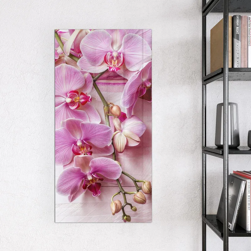 Magnettafel - Rosa Orchideenzweig