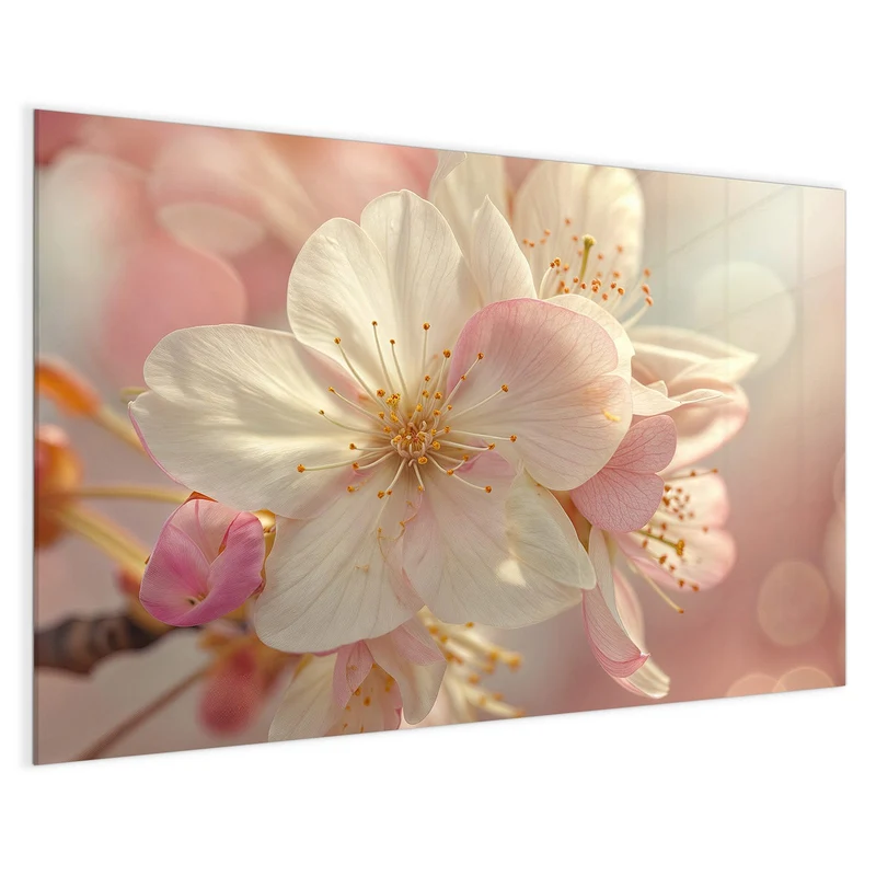 Magnettafel - Rosa Frühlingsblüten