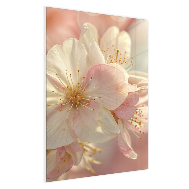 Magnettafel - Rosa Frühlingsblüten