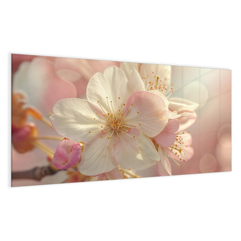 Magnettafel - Rosa Frühlingsblüten