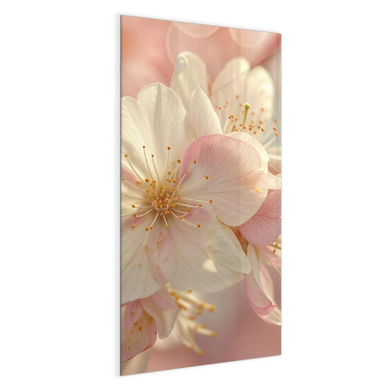 Magnettafel - Rosa Frühlingsblüten