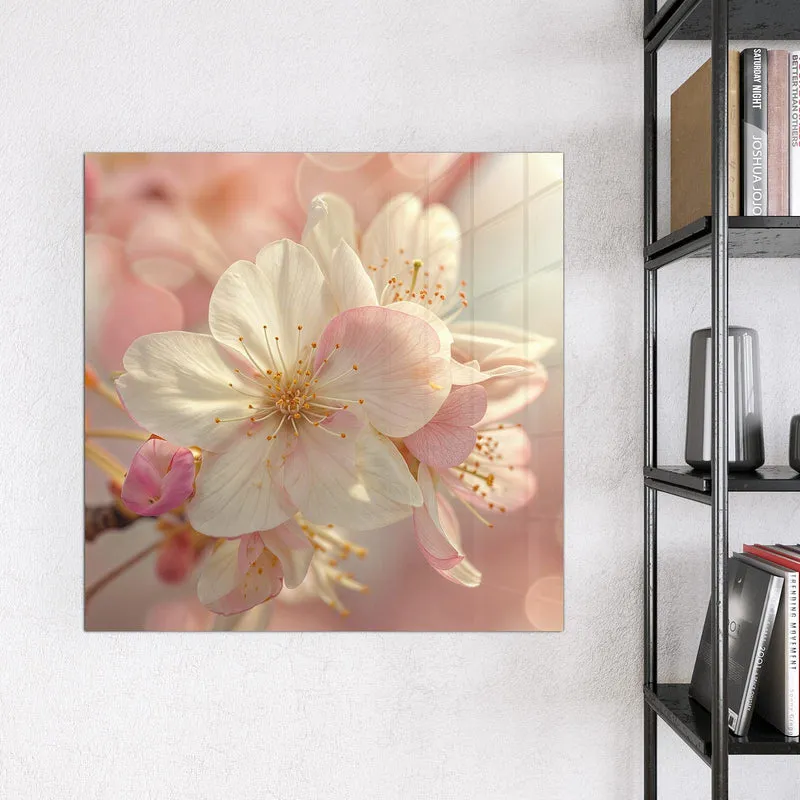 Magnettafel - Rosa Frühlingsblüten