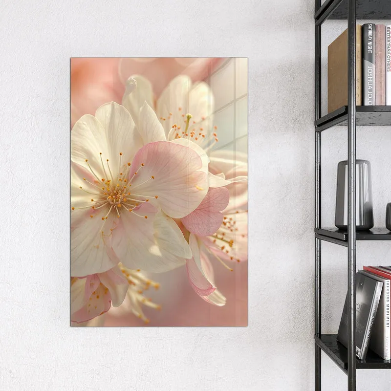 Magnettafel - Rosa Frühlingsblüten