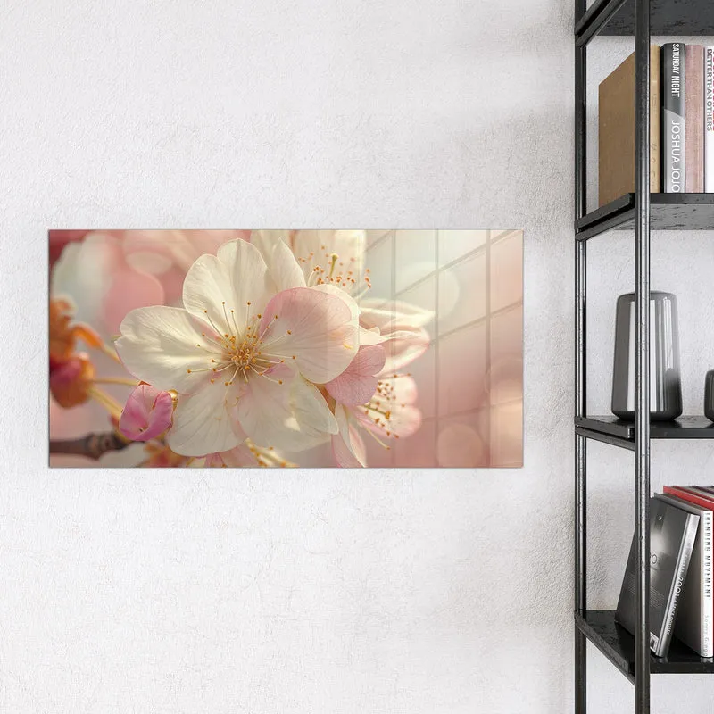 Magnettafel - Rosa Frühlingsblüten
