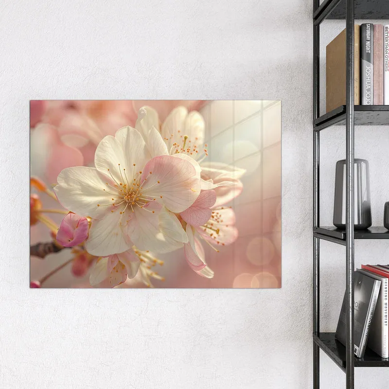 Magnettafel - Rosa Frühlingsblüten