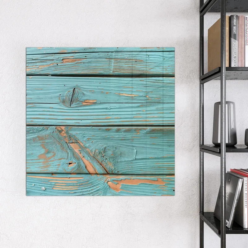 Magnettafel - Türkislack auf Holz