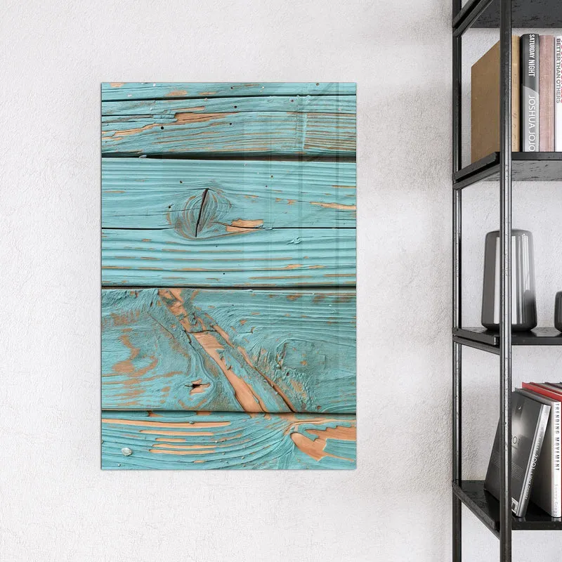 Magnettafel - Türkislack auf Holz