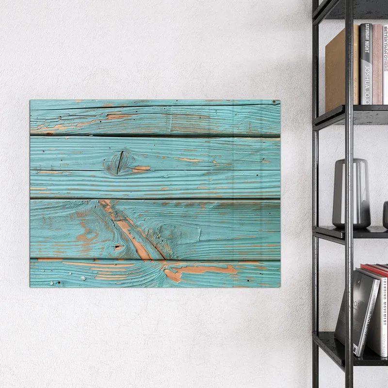Magnettafel - Türkislack auf Holz
