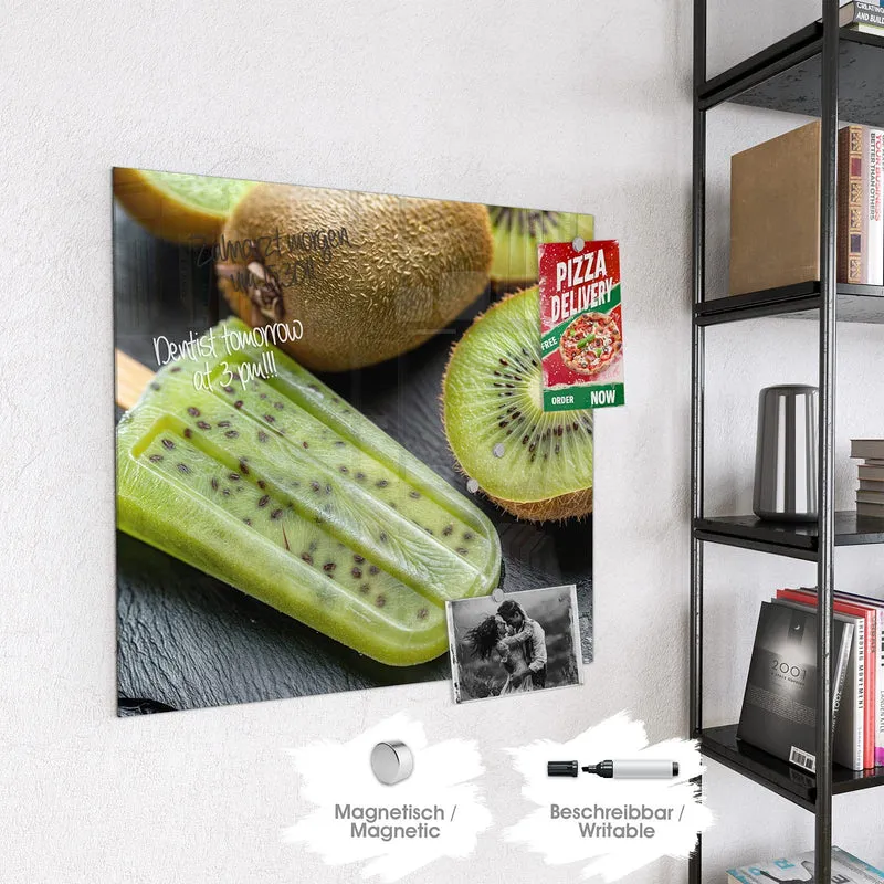 Magnettafel - Kiwieis am Stiel