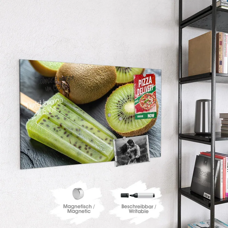 Magnettafel - Kiwieis am Stiel