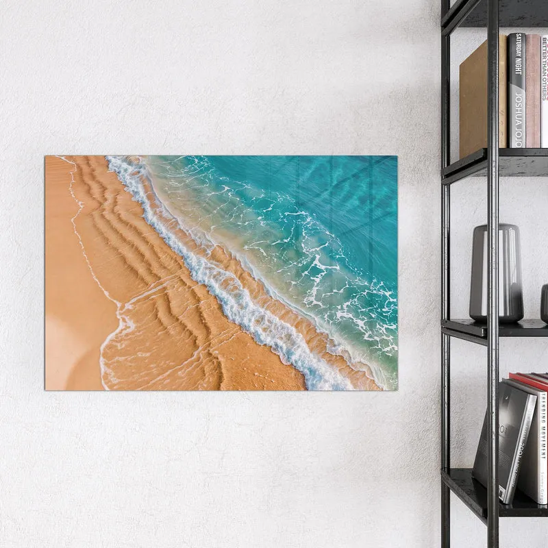 Magnettafel - Sandrippen am Ufer