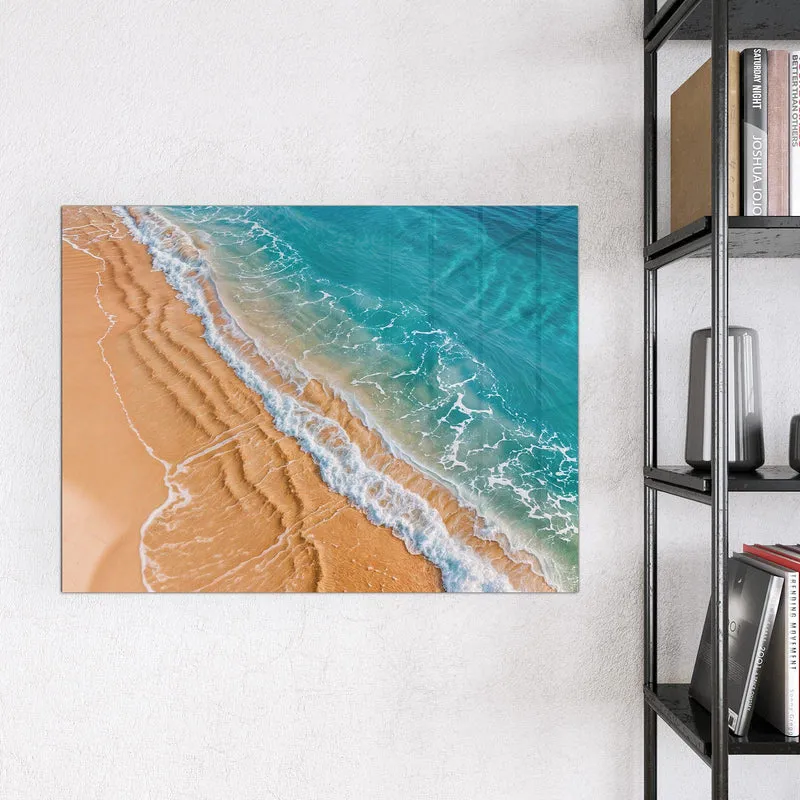 Magnettafel - Sandrippen am Ufer