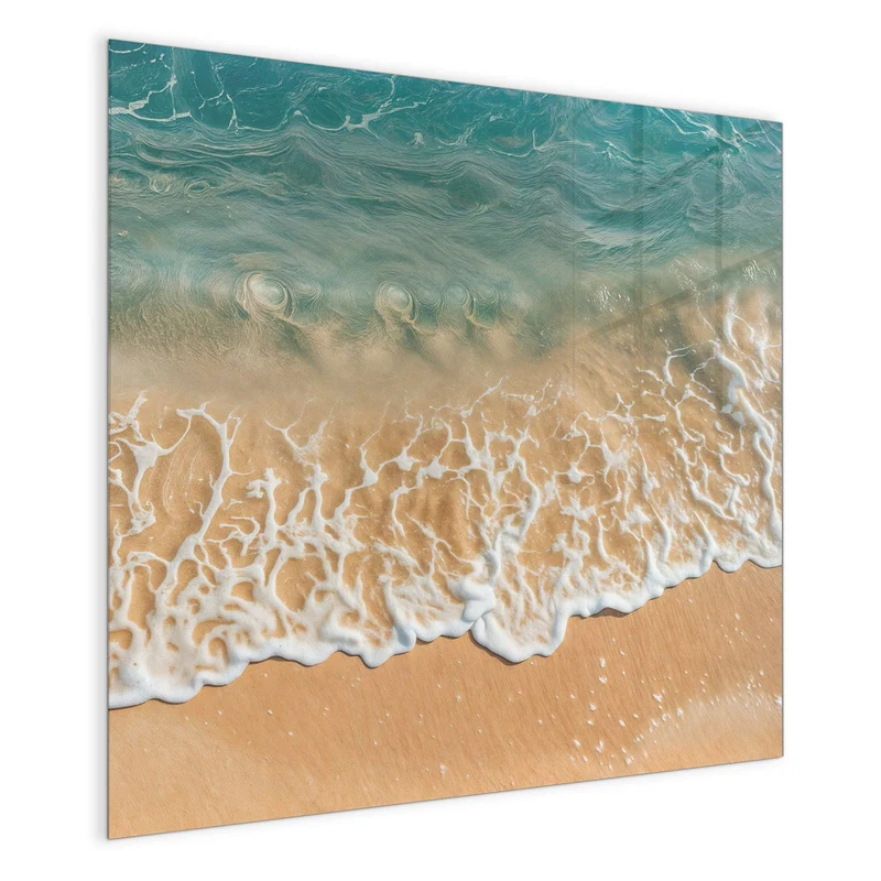 Magnettafel - Meeresschaum auf Sand