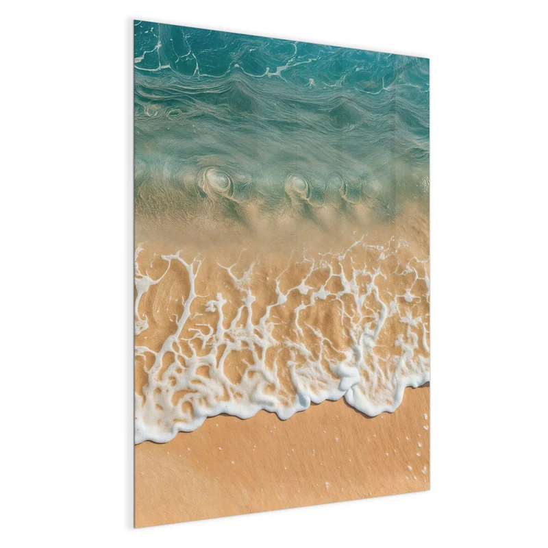 Magnettafel - Meeresschaum auf Sand