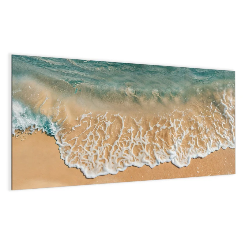 Magnettafel - Meeresschaum auf Sand