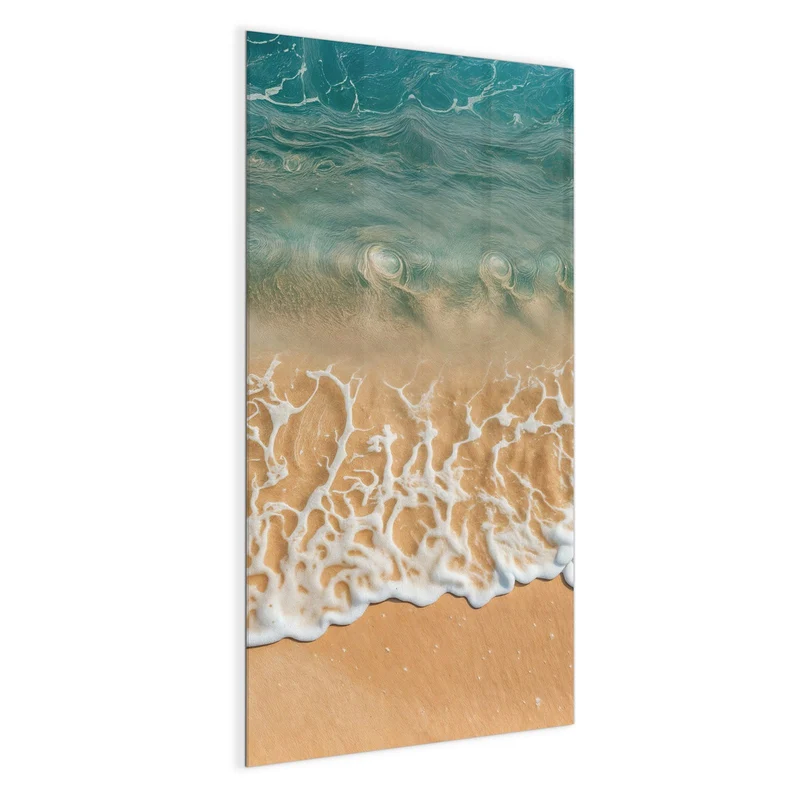 Magnettafel - Meeresschaum auf Sand