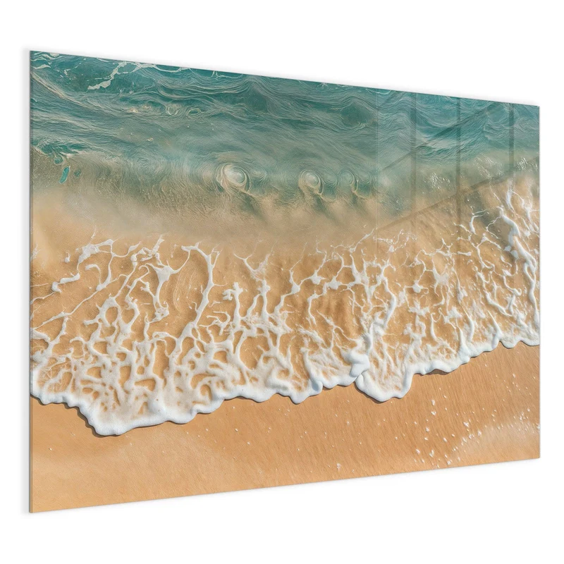 Magnettafel - Meeresschaum auf Sand