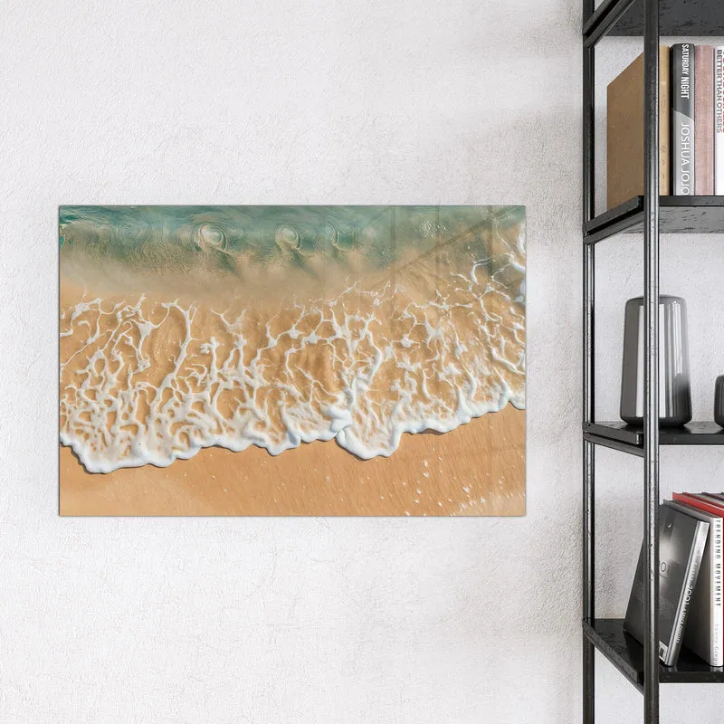 Magnettafel - Meeresschaum auf Sand