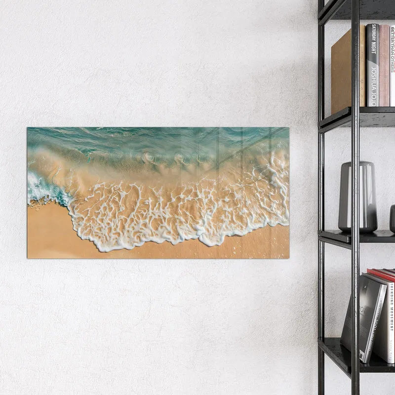 Magnettafel - Meeresschaum auf Sand