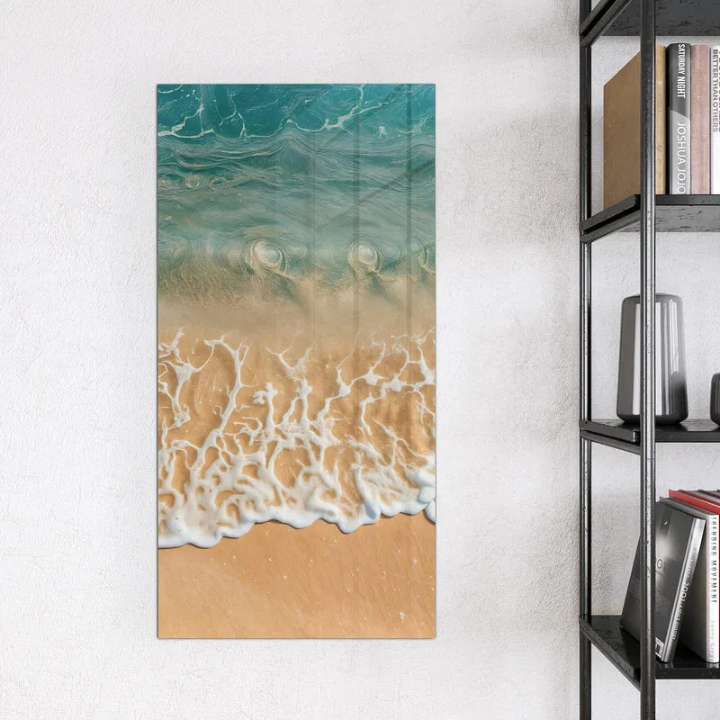Magnettafel - Meeresschaum auf Sand