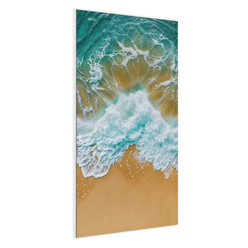 Magnettafel - Smaragdgrüne Brandung