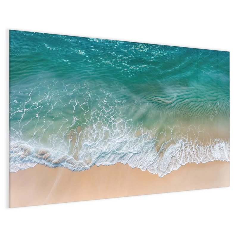 Magnettafel - Brandung aus der Luft