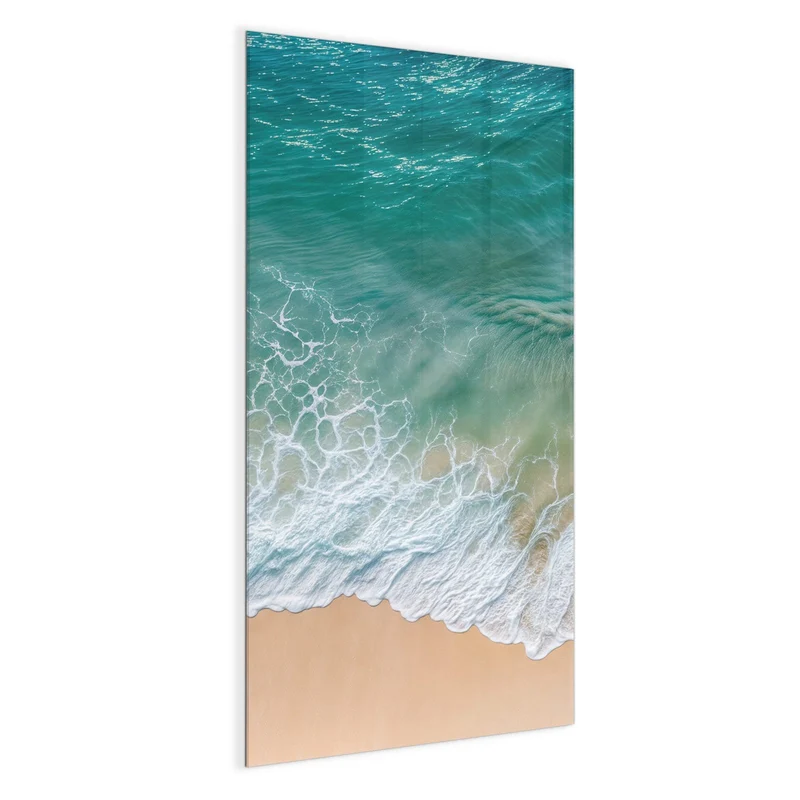 Magnettafel - Brandung aus der Luft