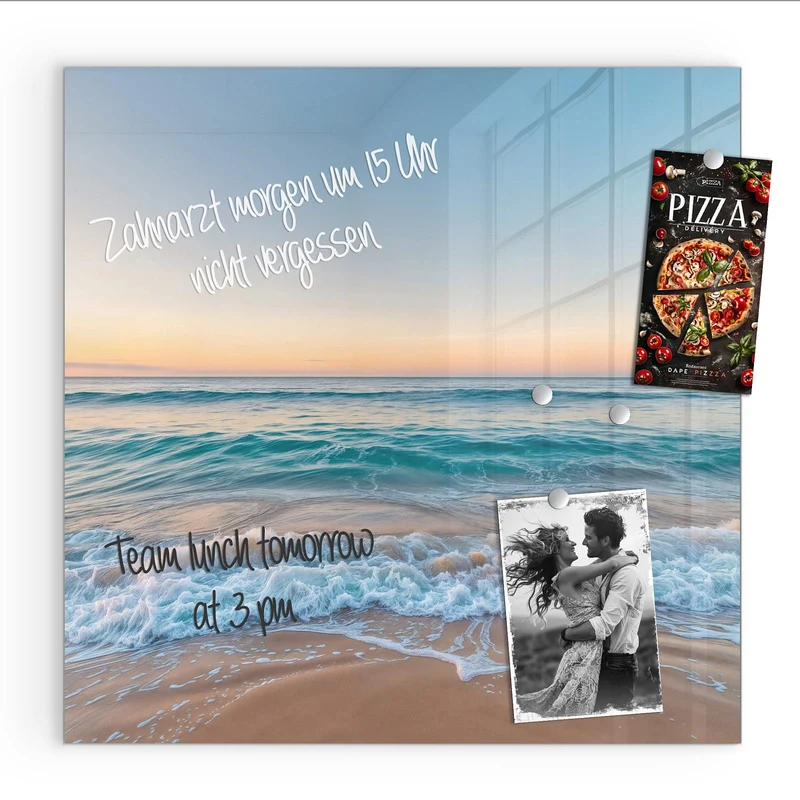Magnettafel - Strandhorizont
