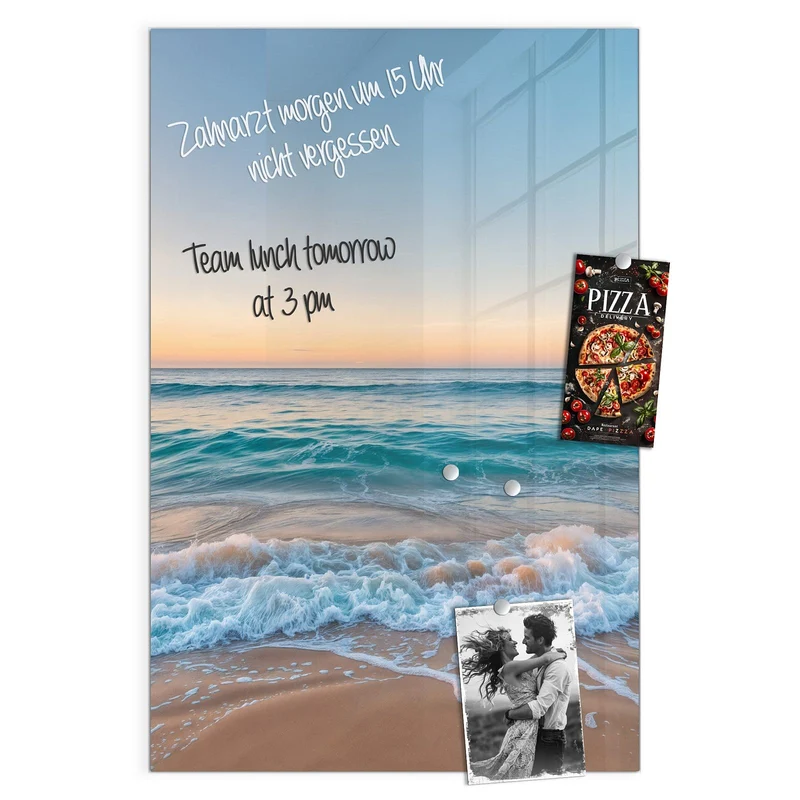 Magnettafel - Strandhorizont
