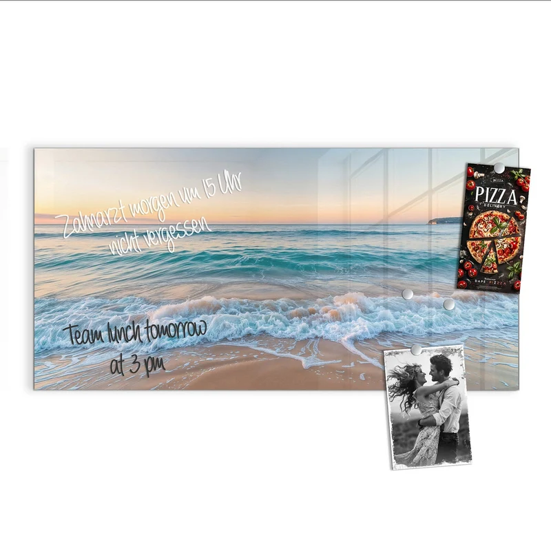 Magnettafel - Strandhorizont
