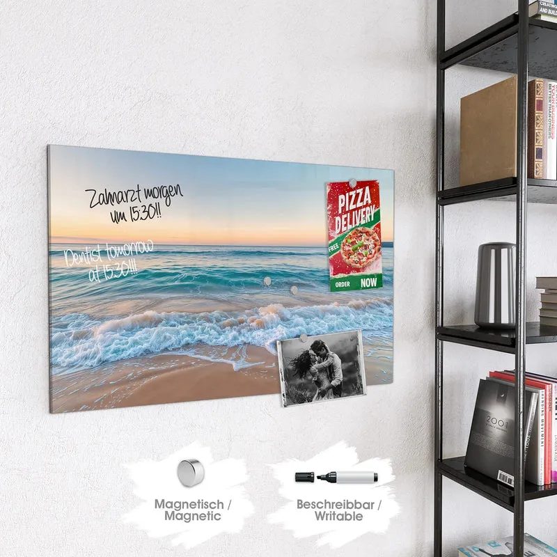 Magnettafel - Strandhorizont