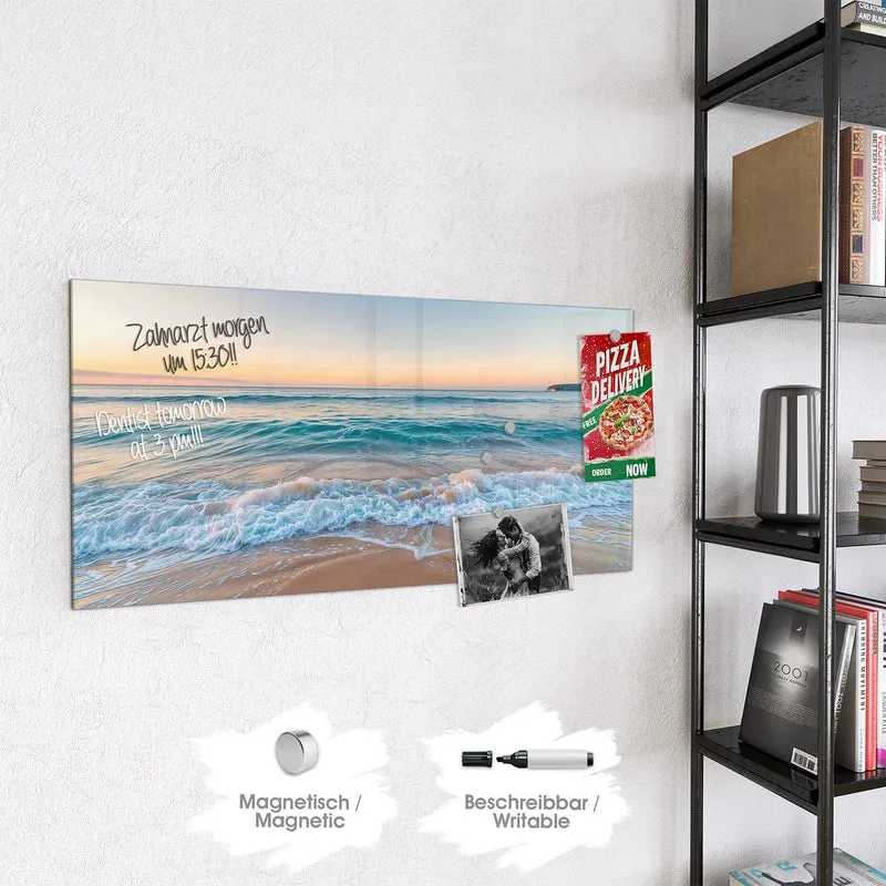 Magnettafel - Strandhorizont