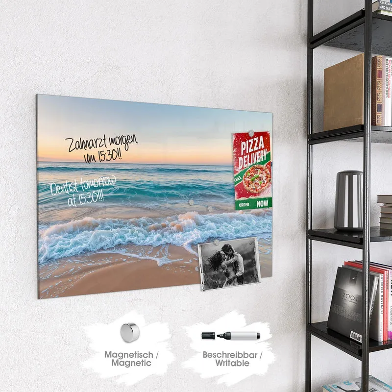 Magnettafel - Strandhorizont