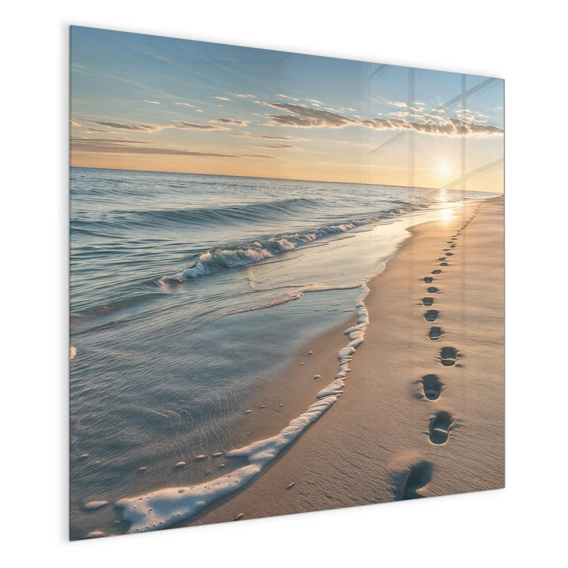 Magnettafel - Spuren im Sand