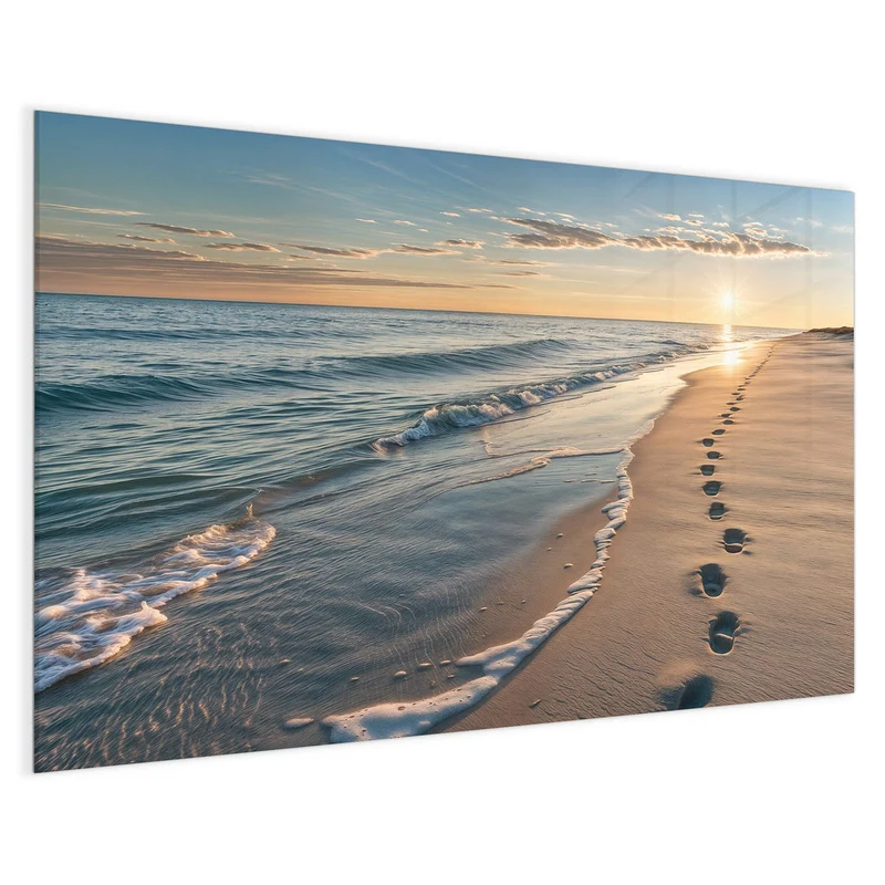 Magnettafel - Spuren im Sand