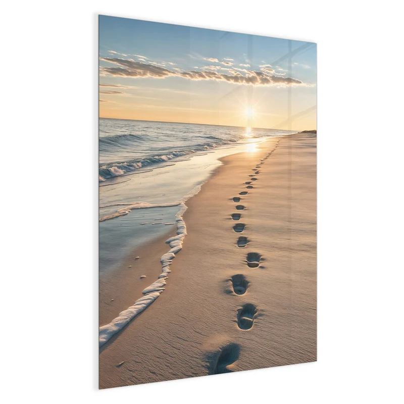 Magnettafel - Spuren im Sand