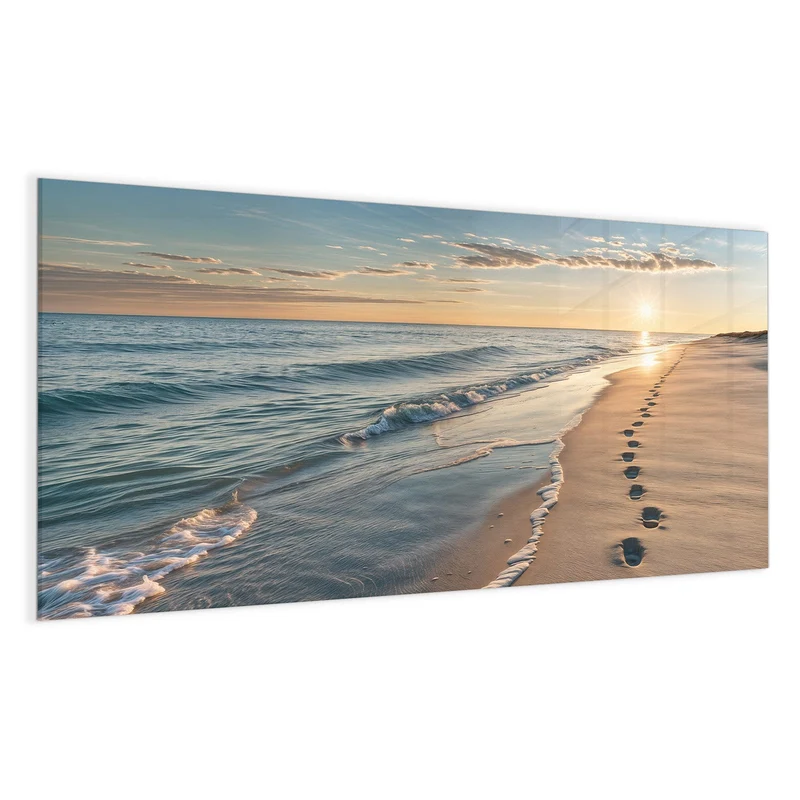 Magnettafel - Spuren im Sand