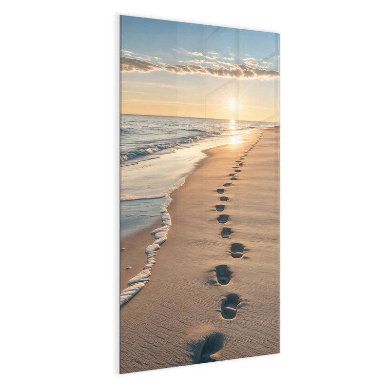 Magnettafel - Spuren im Sand